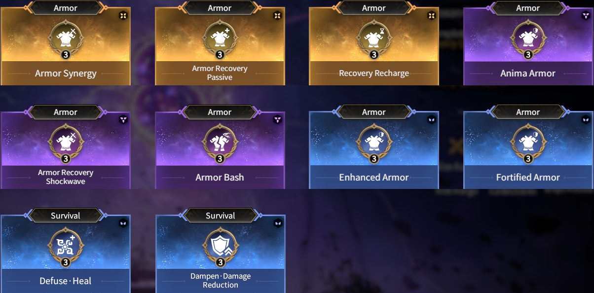 All Anima Rings in Survival Collection